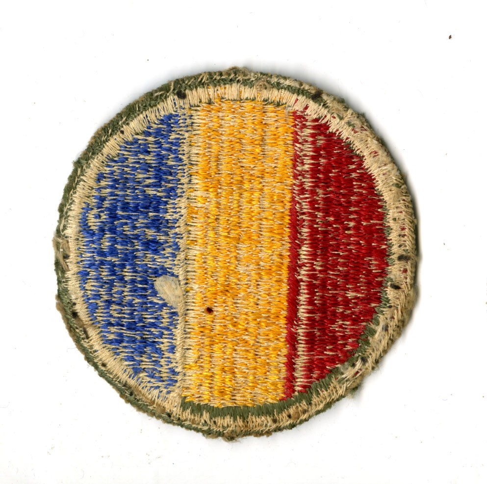 Replacement and Schools Command White Back Patch WWII Original