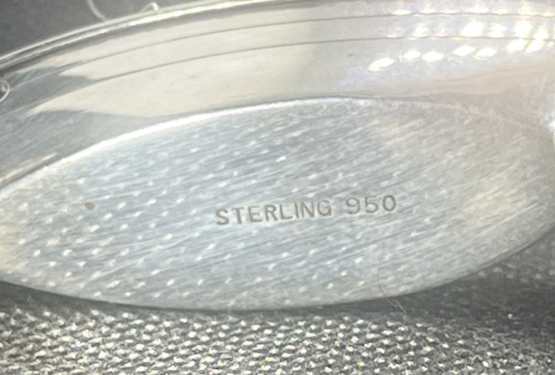 Antique Japanese 950 Sterling Silver Sailboats Salt & Pepper Shakers Set 6 Pc