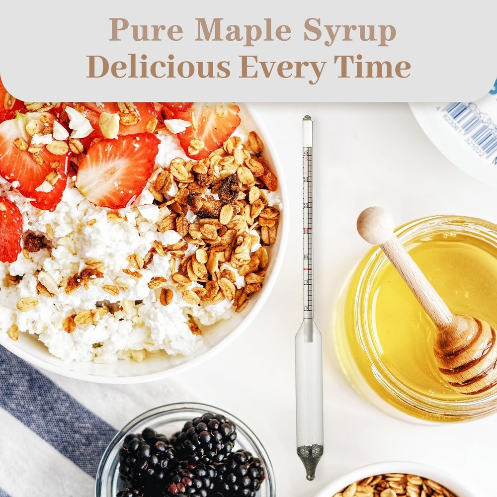 Maple Syrup Hydrometer, Baume and Brix Scale, Hydrometer