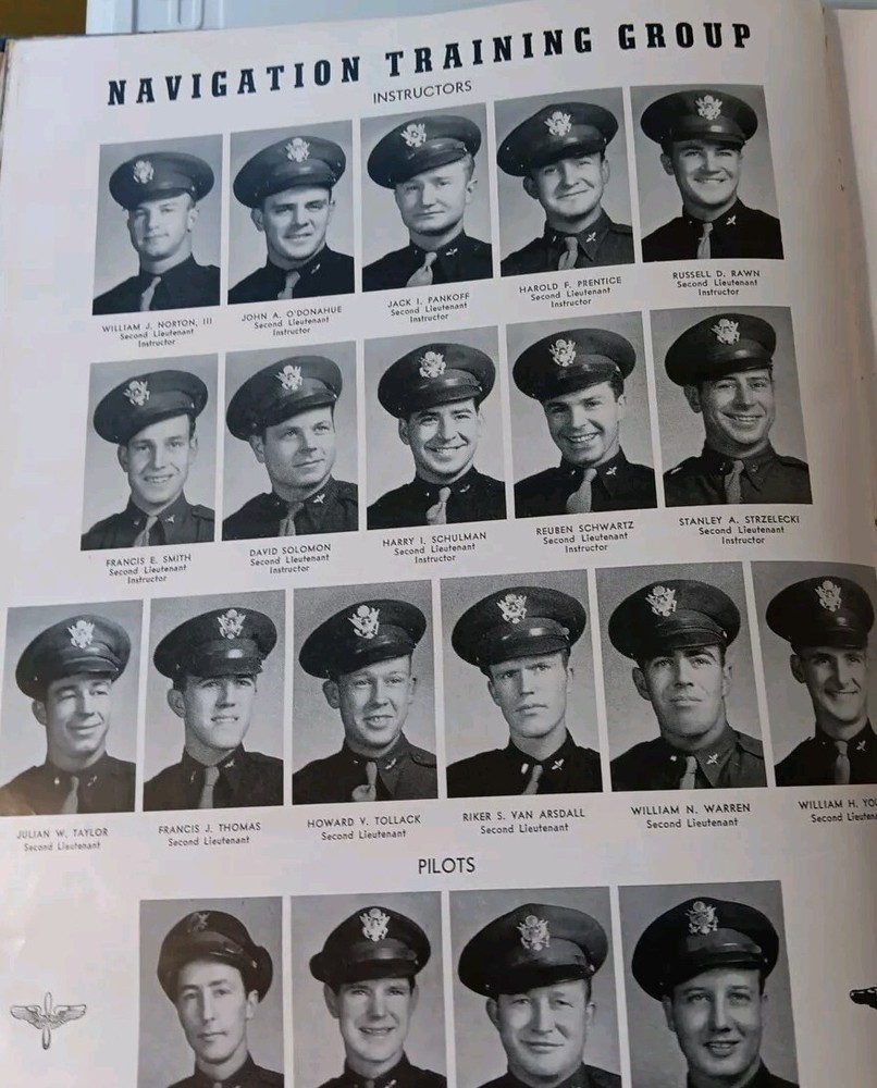 1942- 43WWII US ARMY AIR FORCE MATHER FIELD CA SCHOOL TRAINING COMMAND BOOK