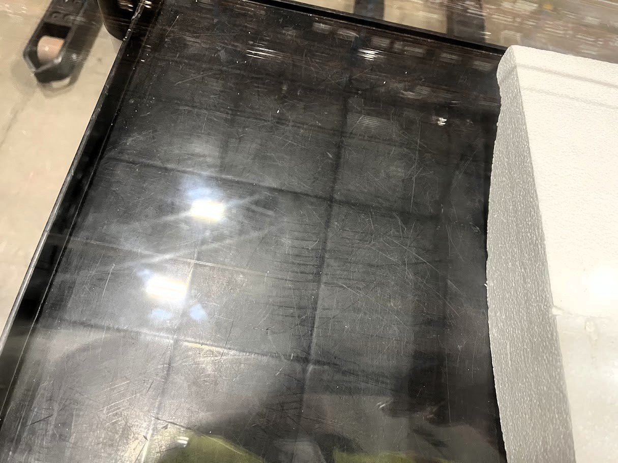 Hatco Flav-R-Shield 72" x 14" 1-Bay Portable Curved Acrylic Sneeze Guard