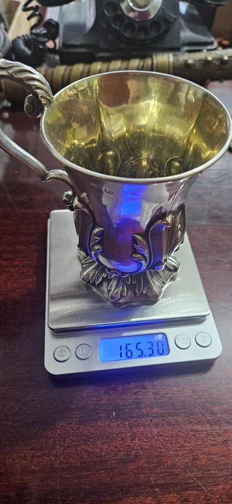 1876 DUBLIN IRELAND STERLING SILVER CUP