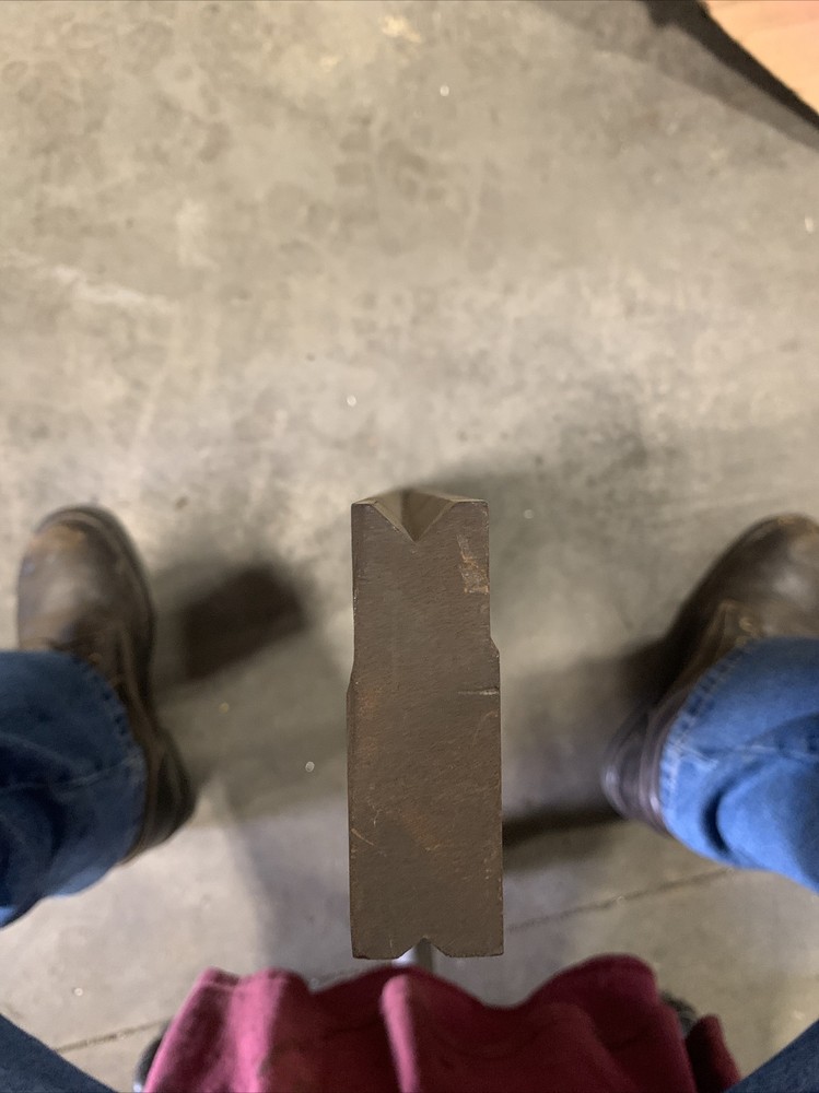 28.5” Double Sided V Bottom Die Press Brake Tooling Used