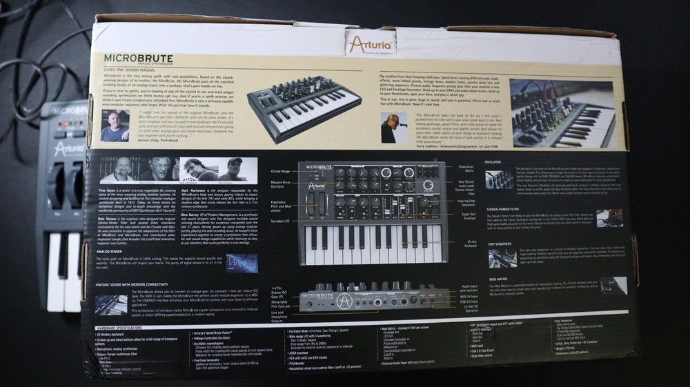 Arturia MicroBrute Analog Synthesizer