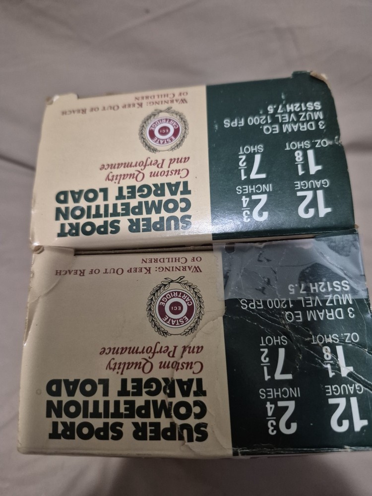 Estate 12 gauge super sport competition target load empty boxes