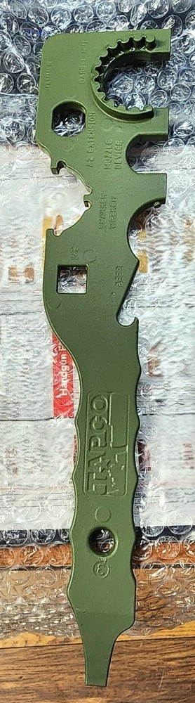 Tapco Green Multi-Tool Muzzle Spanner Wrench Beer Opener