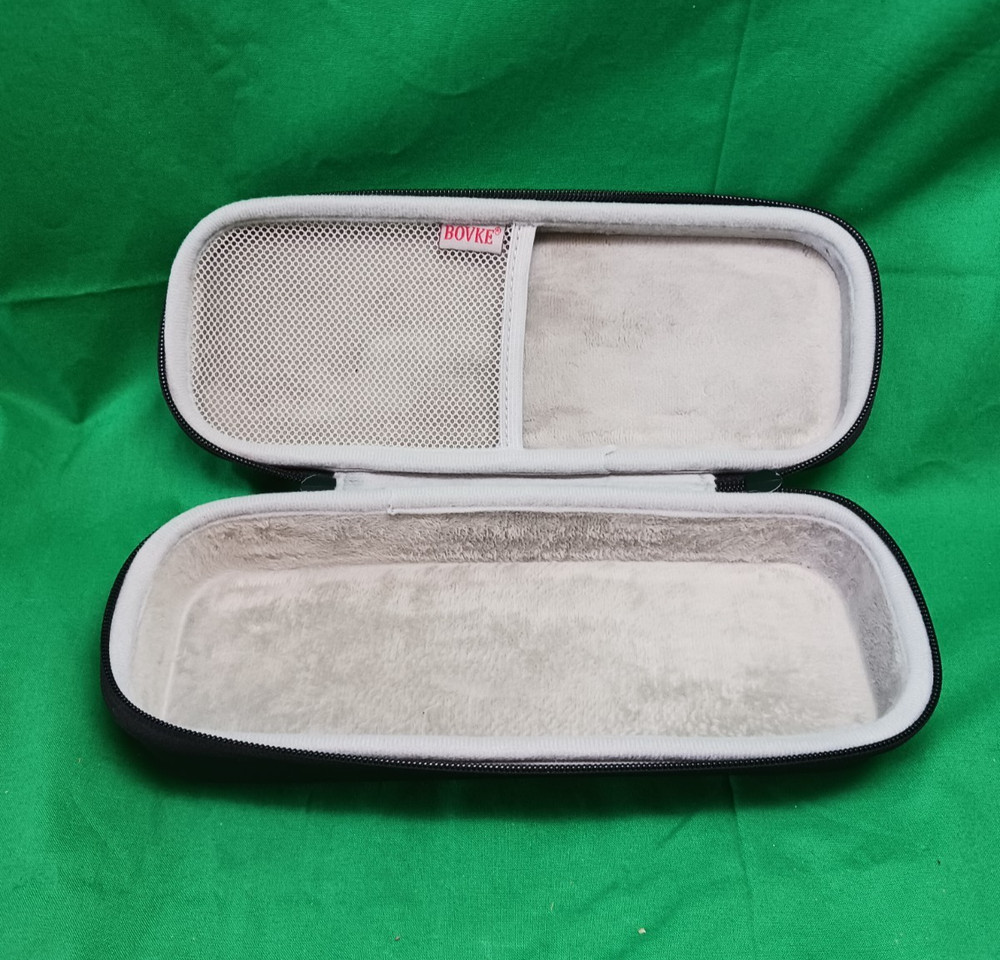 BOVKE Stethoscope Case Black W/Gray Interior