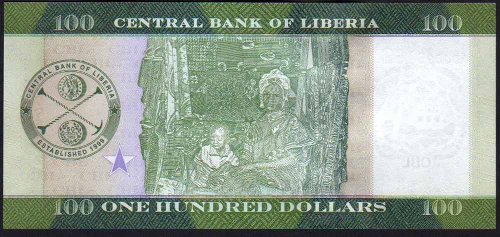Liberia 100 Dollars 2017, Pick 35b Mint Unc