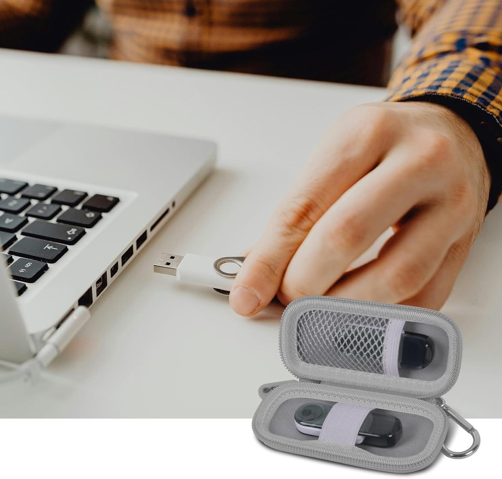 USB Flash Drive Case, Thumb Drives/SD/Memory Cards/Stick/SDXC SDHC Grey