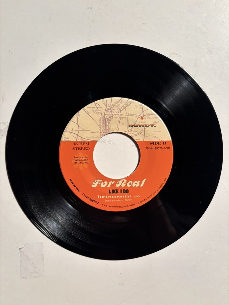 For Real “Like I Do” Rowdy 7” 45 VG+++