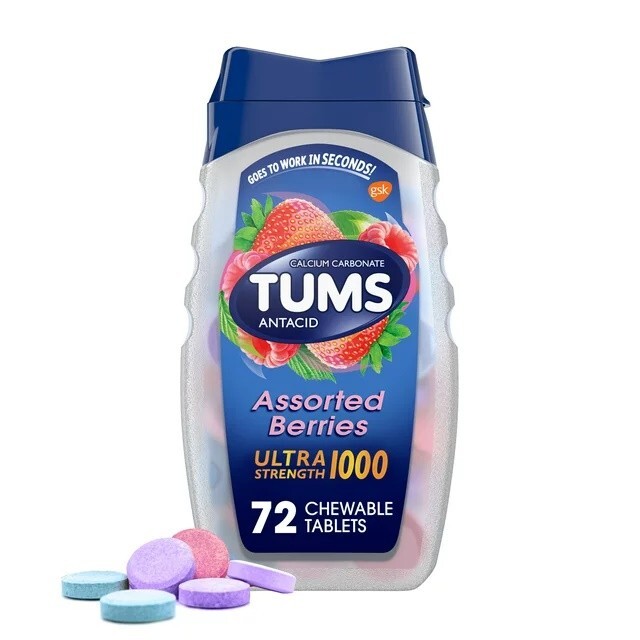TUMS ASSORTED BERRIES 72 Exp 06/2027