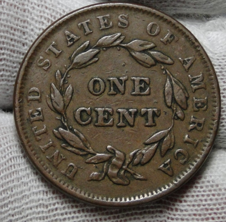 1839 Silly Head Large Cent