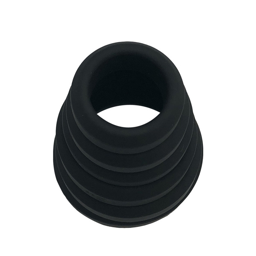 6PCS Men-Scrotum-Squeeze-Ring-Chastity-Ball Stretcher Enhancer Delay Ejaculation