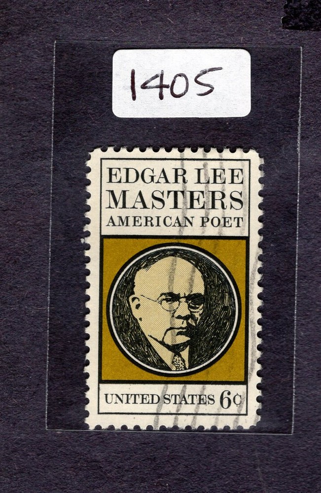 1970 Stamp #1405 E. L. Masters - Poet Used