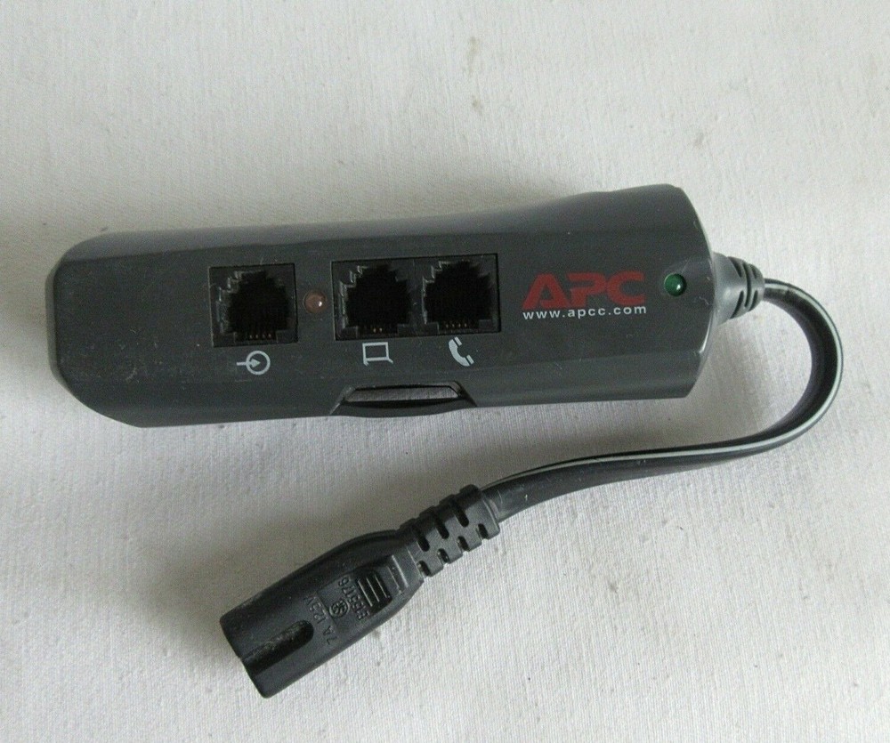 APC PNOTE PRO SURGE PROTECTOR NOTEBOOK 2 PRONT ADAPTER PNOTEPRO COMPUTER