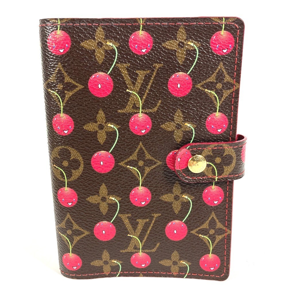 LOUIS VUITTON R21023 Monogram Cherry Agenda PM System planner Notebook cover