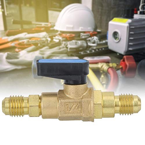 1/4SAE Air Conditioning Refrigerator Tools Refrigerant Control Valve Fitting