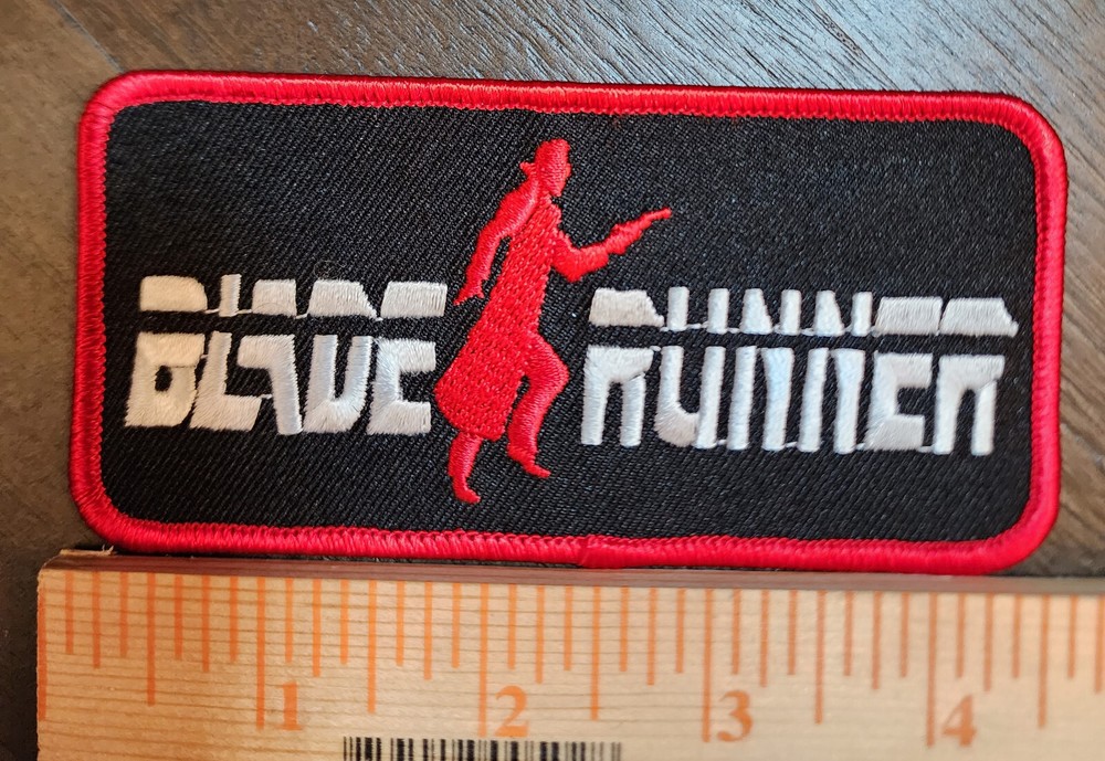 Iron On Embroidered Patch Featuring Blade Runner Pop Culture Classics