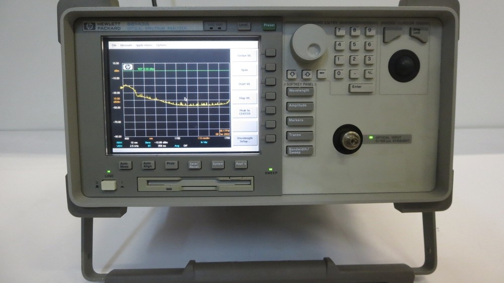 HEWLETT-PACKARD 86143A OPTICAL SPECTRUM ANALYZER