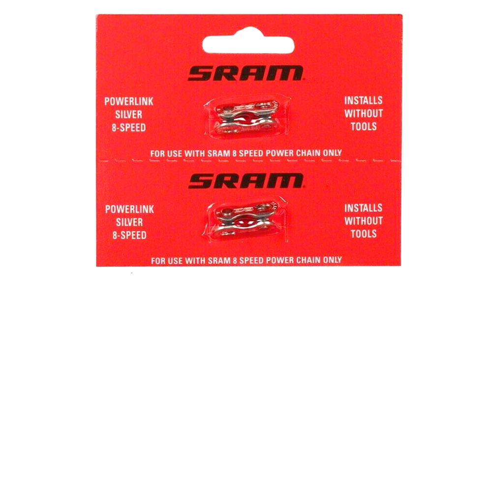 2 Pack - SRAM 8 Speed Chain Powerlink, Master Link, Quick Link - New