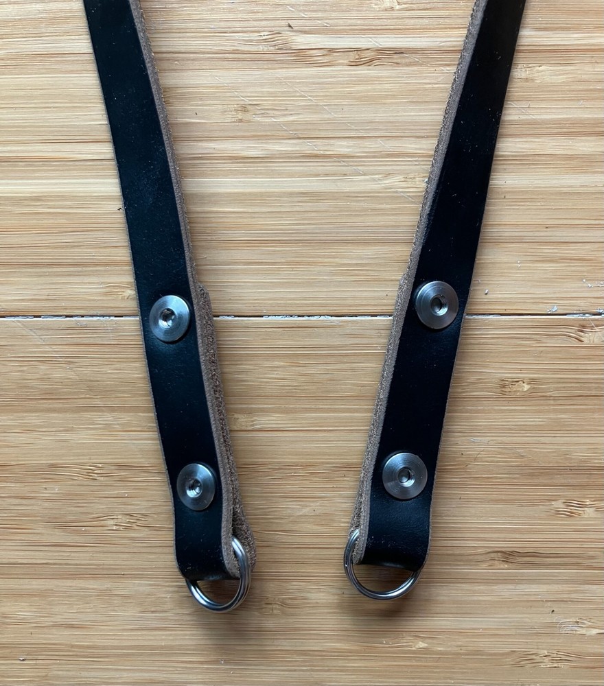 Horween Chromexcel leather camera neck strap 37" new