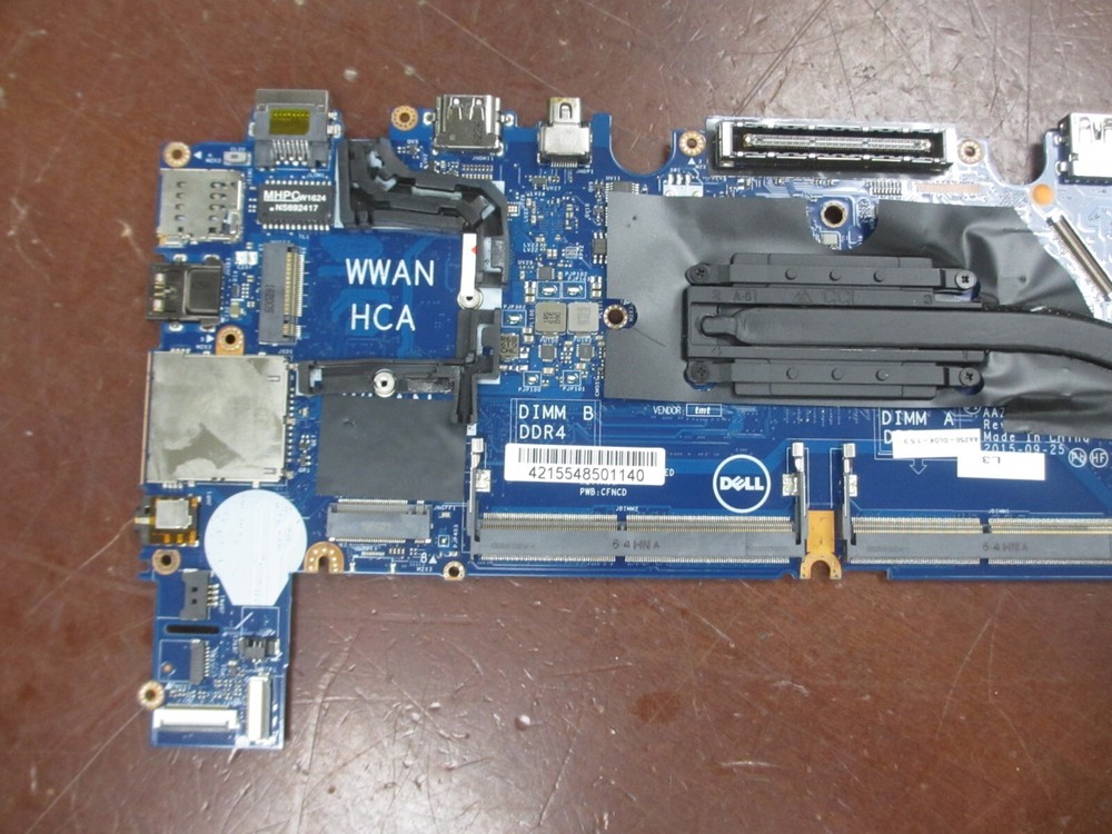 DELL LATITUDE E7270 MOTHERBOARD COMPLETE COMBO INTEL I7 CPU Processor + FAN
