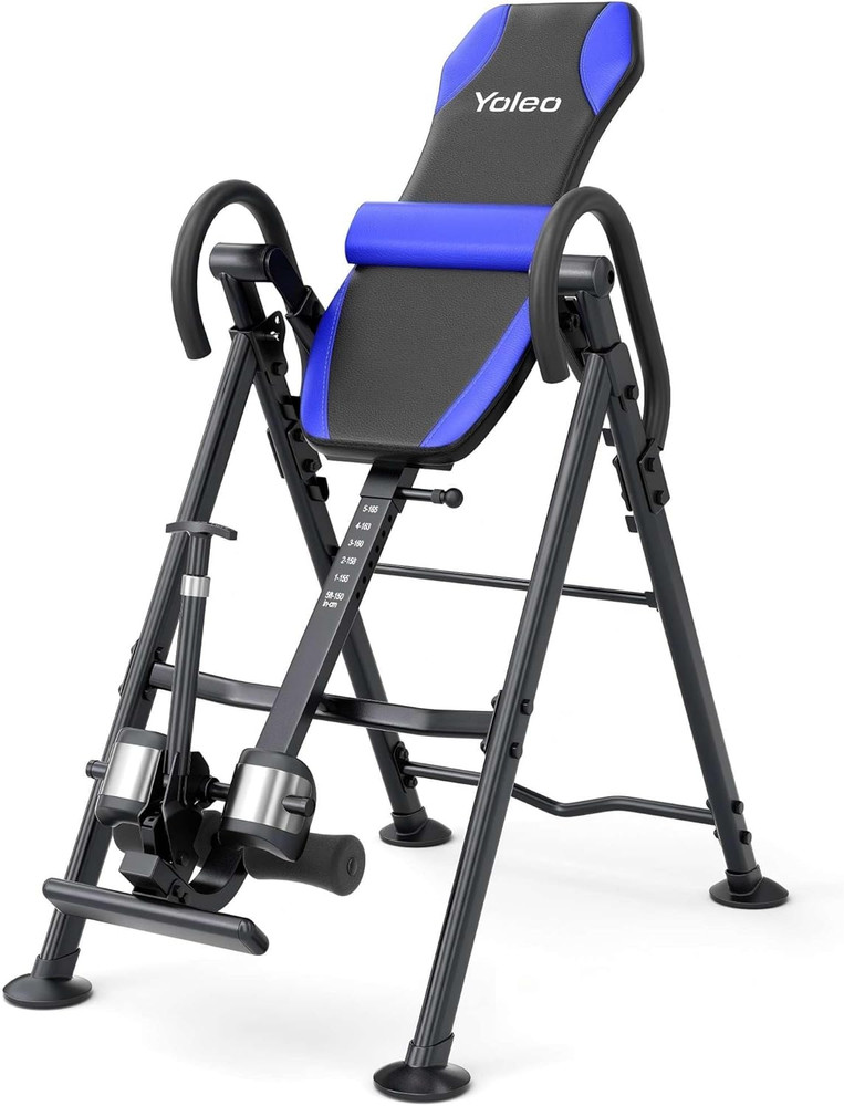 YOLEO Gravity Inversion Table for Back Pain Relief 2026 New Inversion Table W/Lu