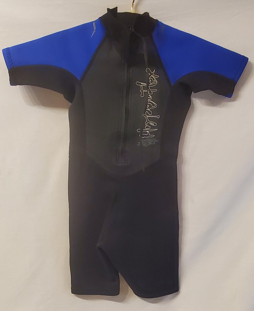 Kids Hyperflex Wetsuit Blue & Black - Size 6