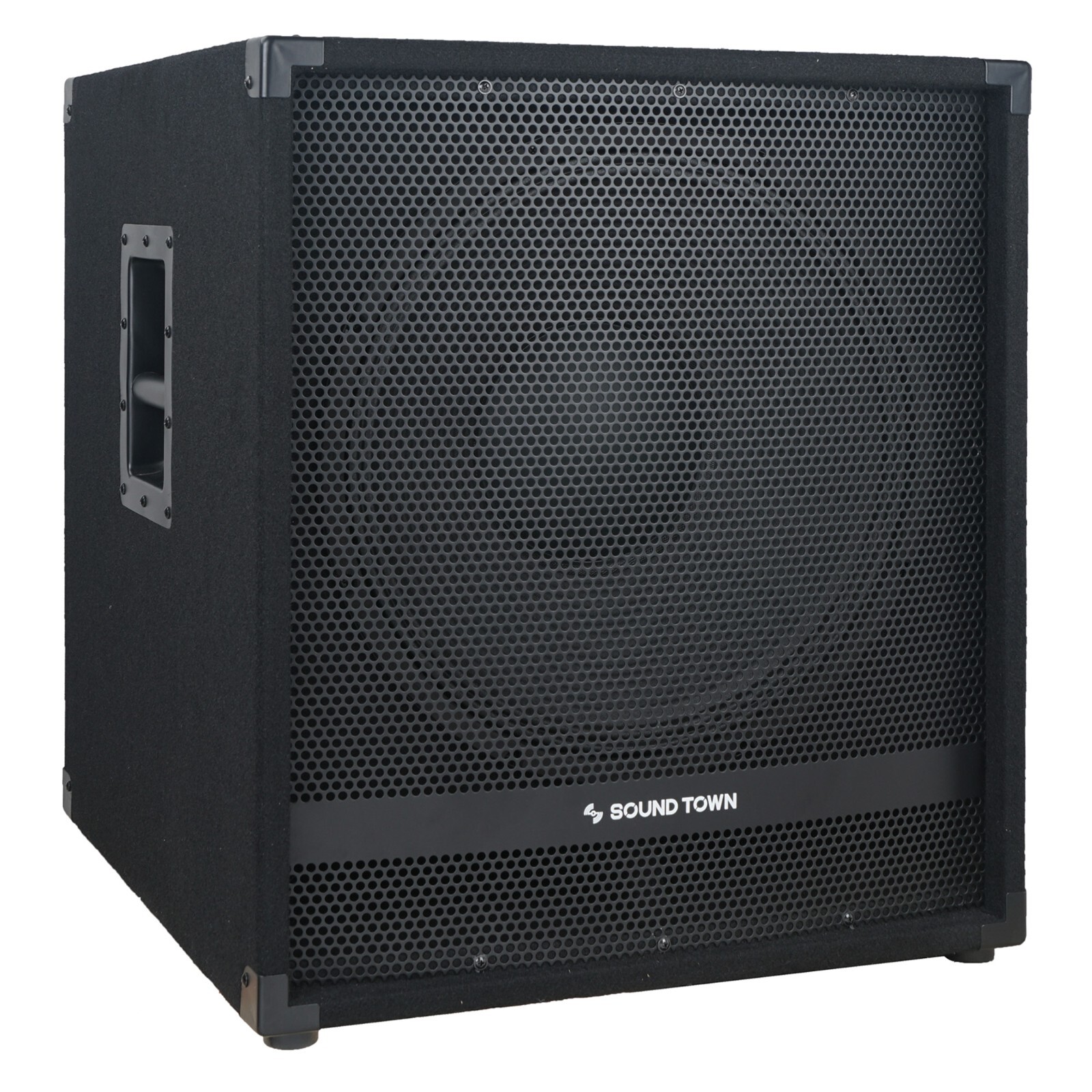 Sound Town 18" Powered Subwoofer with High-Pass Filter 2400W Peak (METIS-18PWG)