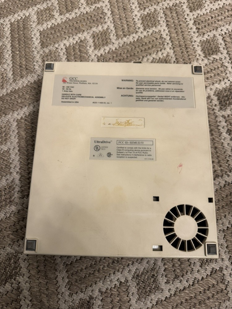 Vintage GCC Technologies Ultra Drive 45