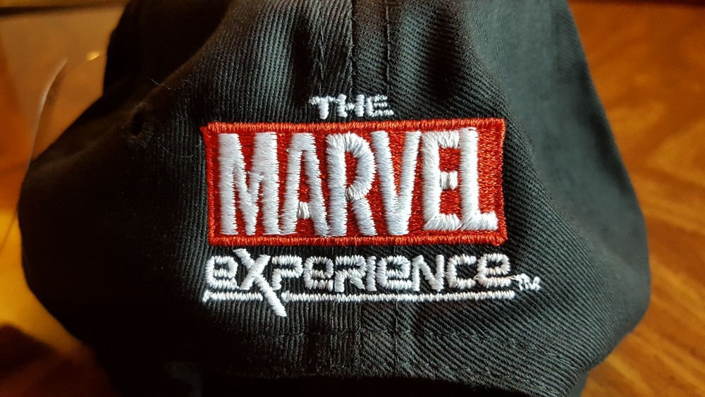 MARVEL SHIELD LOGO CAP - Black Adjustable Hat - The Hero Experience - Sportsman