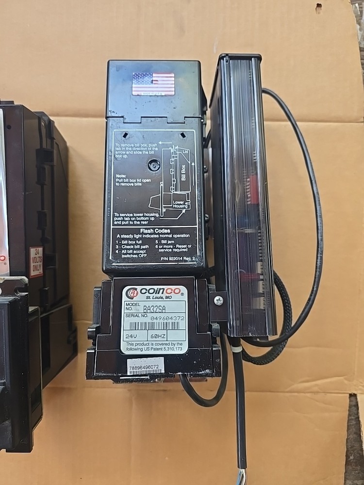 Coinco BA32SA Snack Bill Acceptor Validator Vending Arcade 24 v