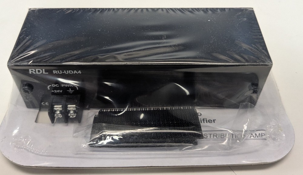 RDL RU-UDA4 2x4 Unbalanced Distribution Amplifier (RCA In/Out)