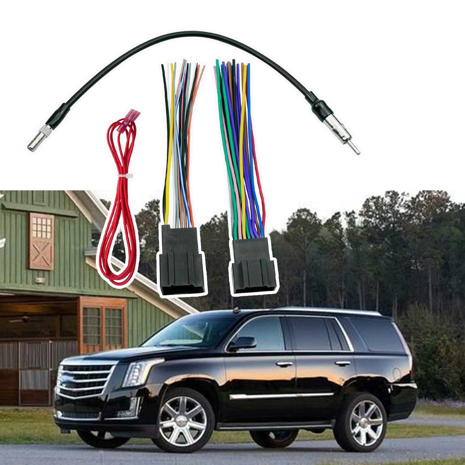 Stereo Harness & Antenna Adapter for 06-17 GM/Chevy Aftermarket Wire Plug Kit