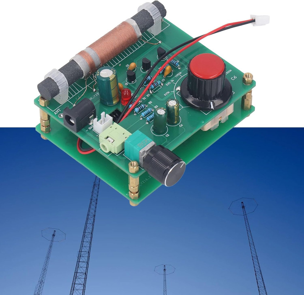 AM Transmitter 600Khz‑1500Khz Compact Portable with 3.5Mm Headphone Interface, V