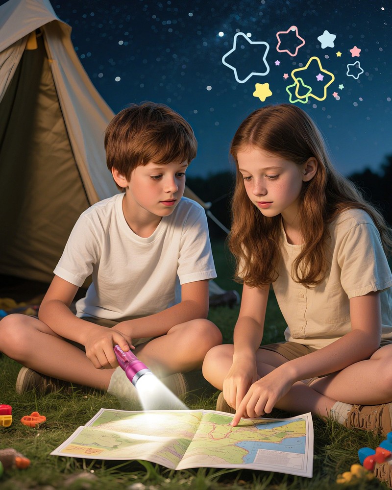 EverBrite 3PCS Compact LED Flashlights with 3 Modes Water-Resistant Flashlight