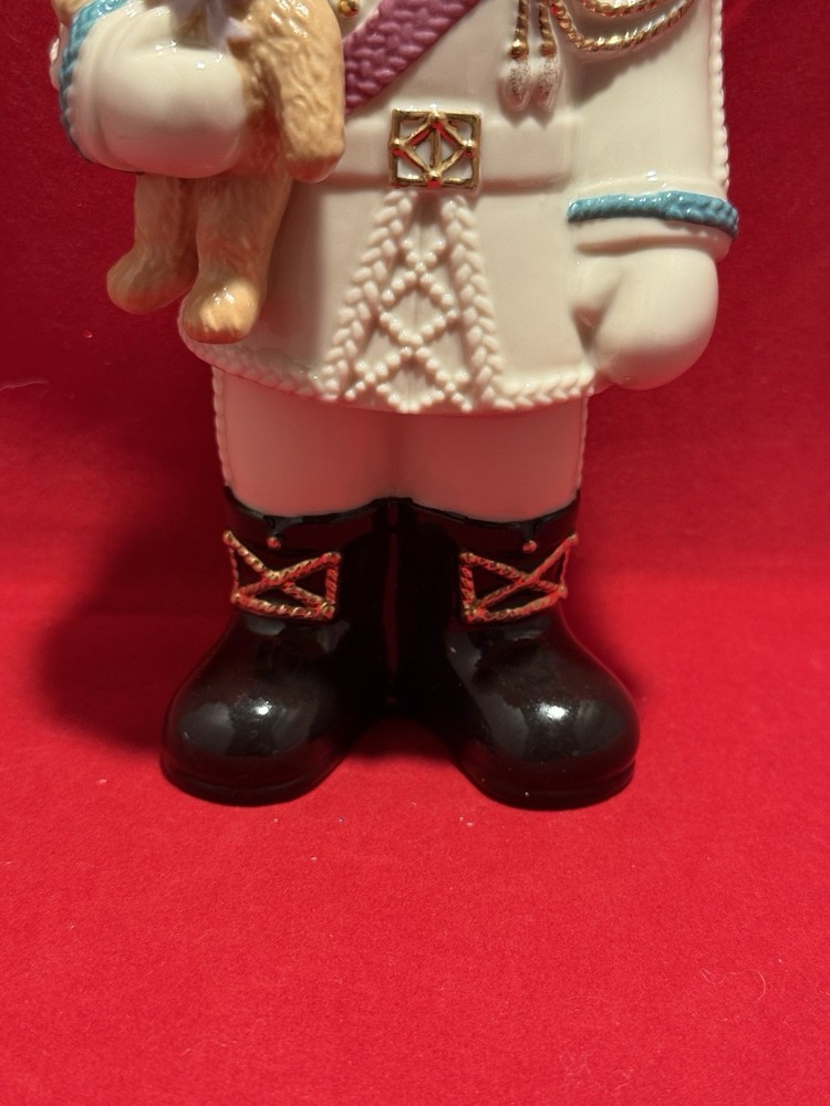 LENOX Nutcracker Sweetie With Teddy Bear In Original Box 7”
