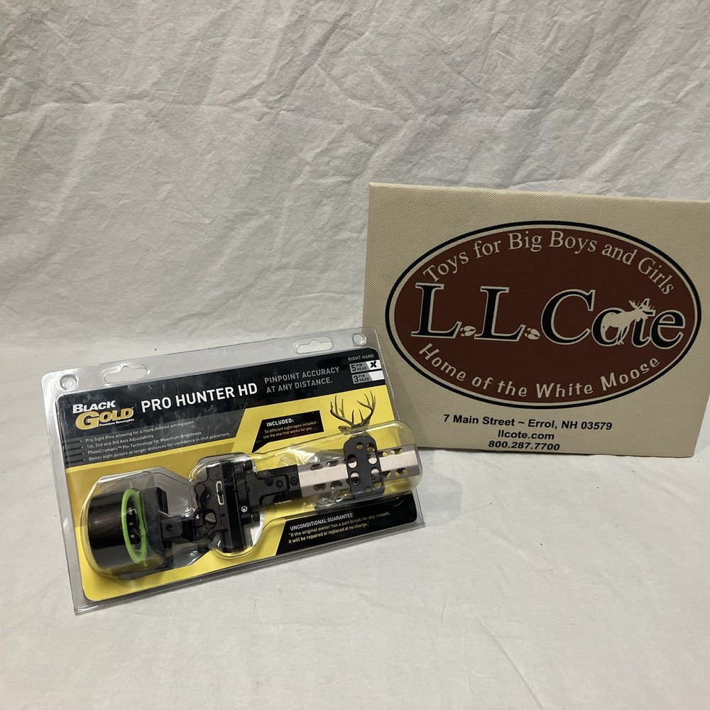 Black Gold Pro Hunter HD RH 5 pin Moveable Sight