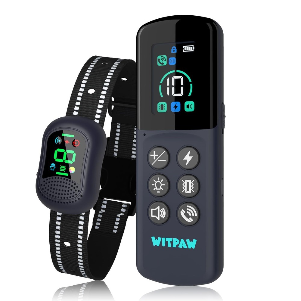 Dog Shock Collar 4900FT Dog Training Collar with Remote/Call Function/Light I...