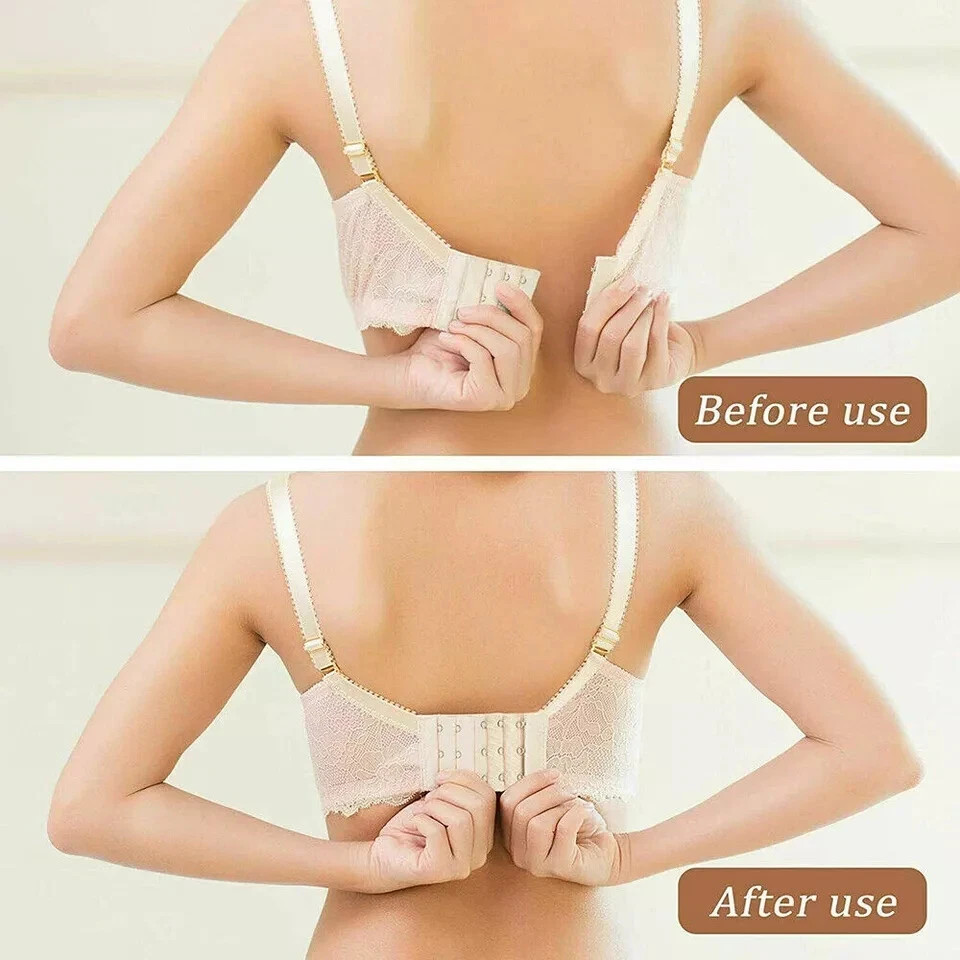Women's Bra Extender 3 Hook / 2 Hook Bra Extension Strap Soft & Comfortable 3pcs