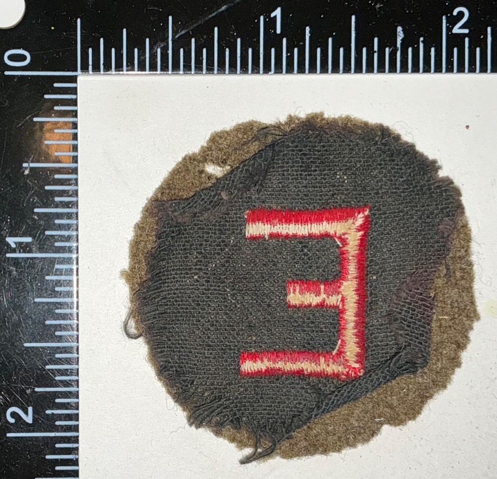 WWII US Army Coast Artillery E Excellence Cuff WOOL Patch