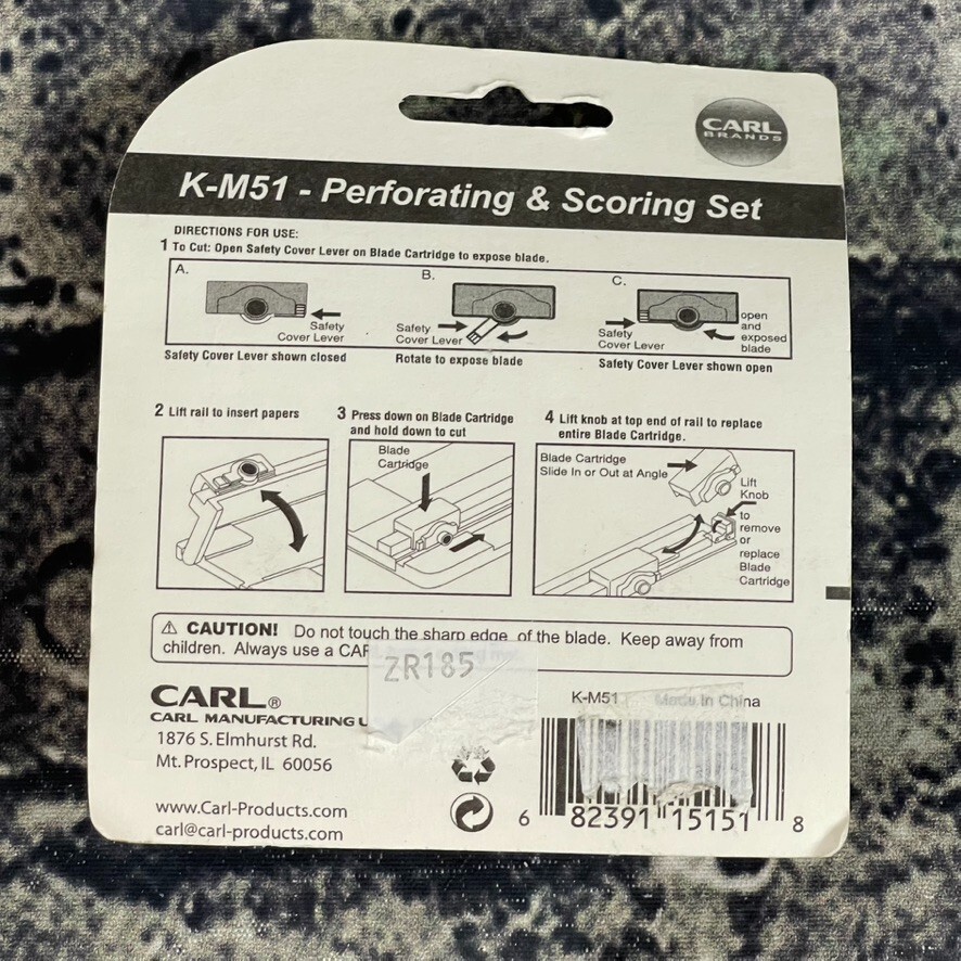 CARL KM-51 Perforating & Scoring Professional Rotary Trimmer Replacement Blades