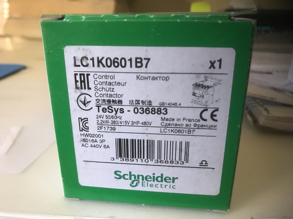 LCKK0601B7.  24VAc. Schneider