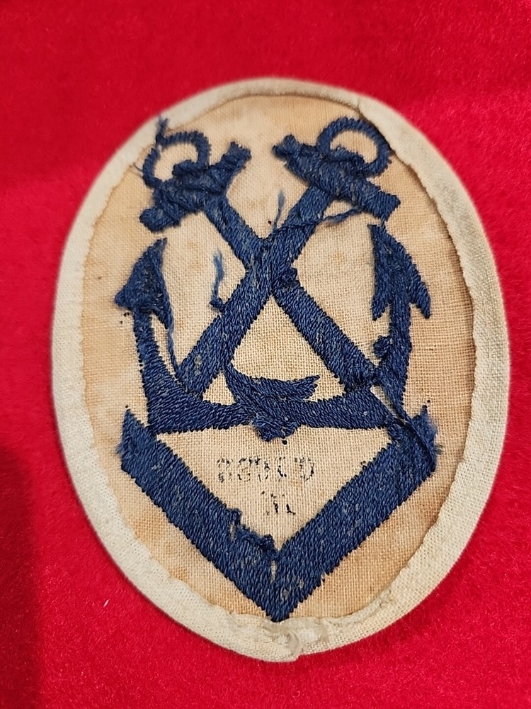 WWII German KREIGSMARIE Quartermaster 2nd/3rd Class Patch Original