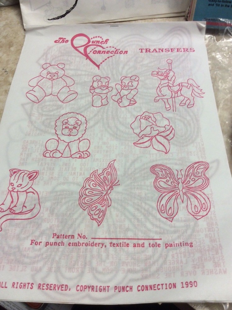 Emson Punch Loop Embroidery Connection Yarn Sculpture Craft Kit