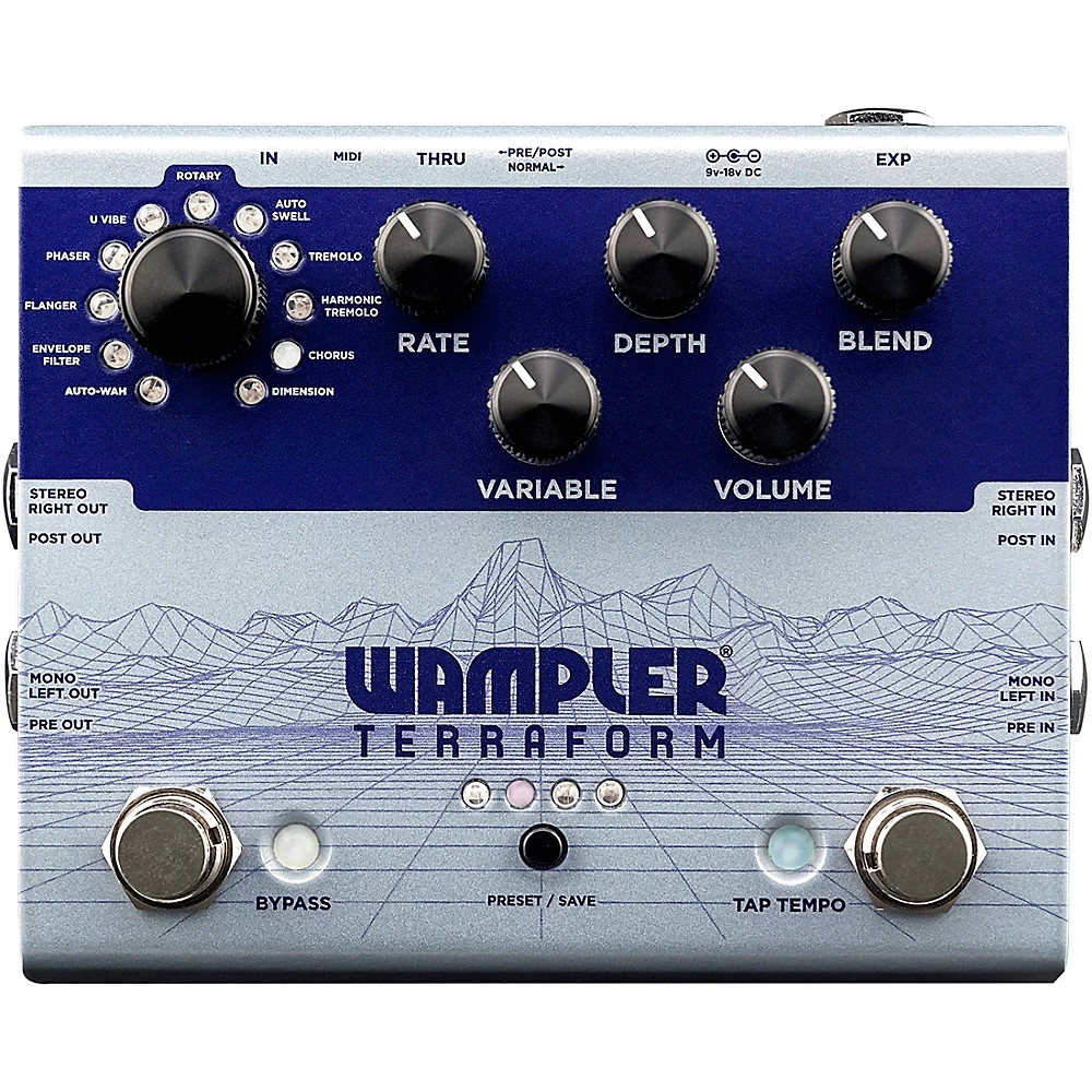 Wampler Terraform Modulation Multi-Effects Pedal LN