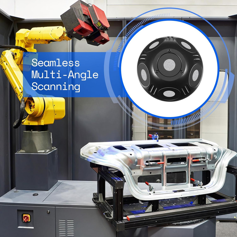 6-Piece Multi-Angle Marker Set for Accurate 3D Scanning and Tracking