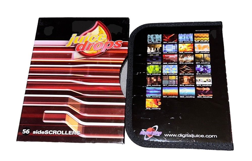 💿 Digital Juice Drops 56 sideSCROLLERS PC DVD-ROM NEW Sealed