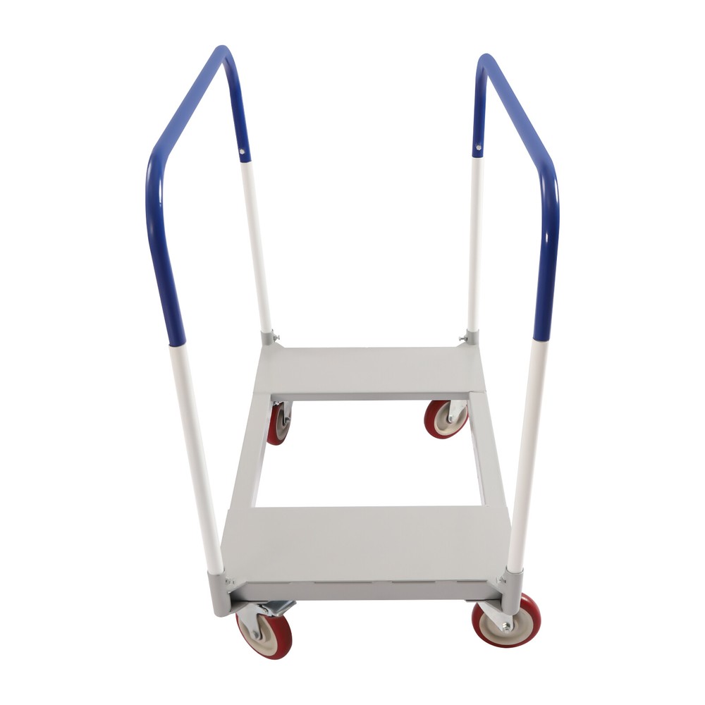 1500 lbs Professional Panel Cart Dolly Rectangular Low Noise with 5inch Casters