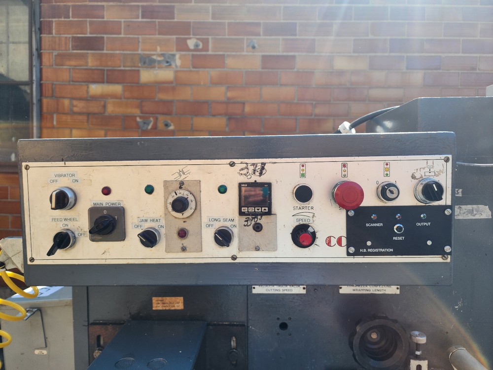 SEMCA HORIZONTAL HIGH SPEED WRAPPING MACHINE MODEL 90